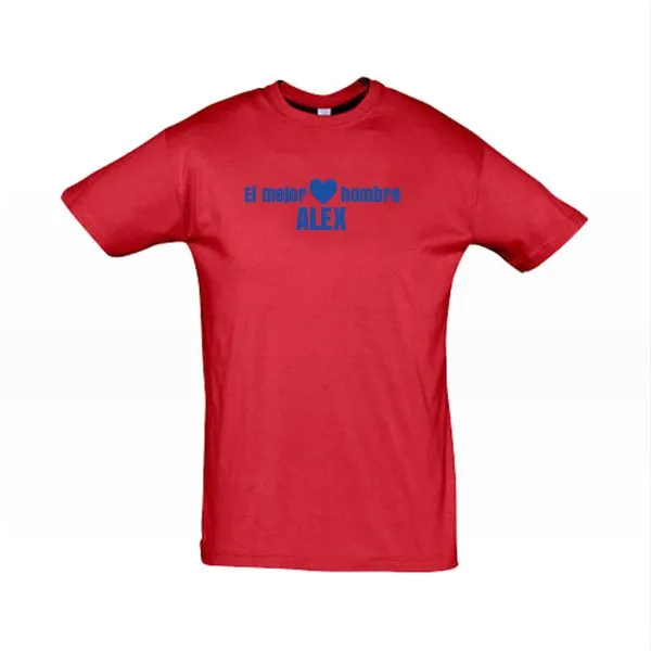 Herren T-Shirt "Top Mann" rot/L