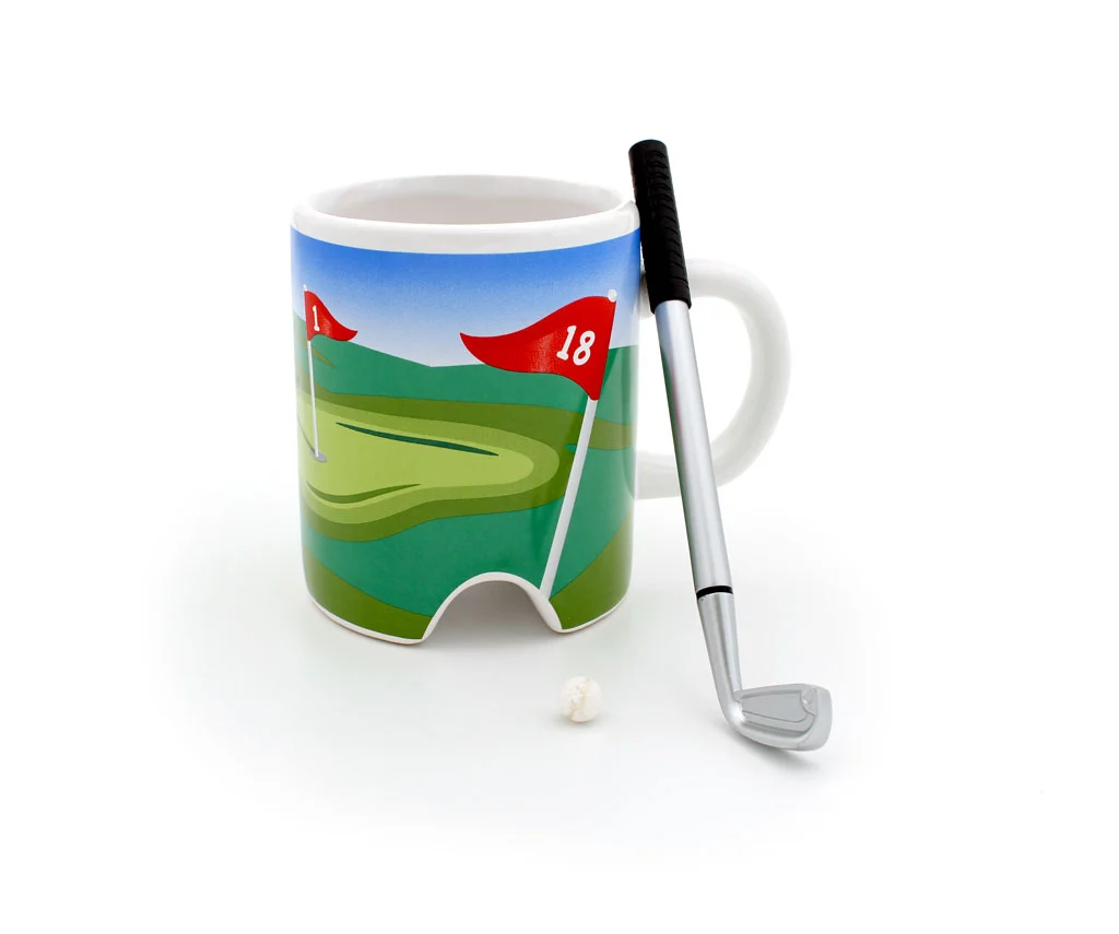 Golf-Kaffeetasse – Zum Putten in der Pause