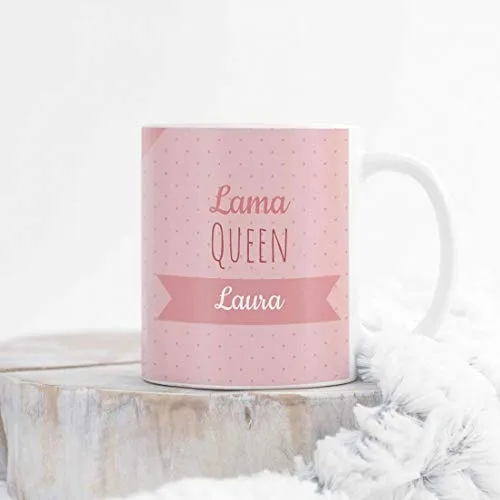Personalisierbare Tasse - Lama Queen
