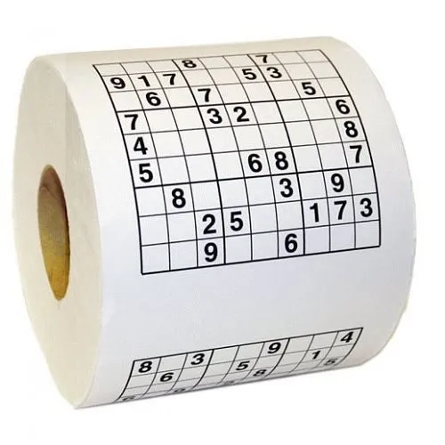 Toilettenpapier Sudoku