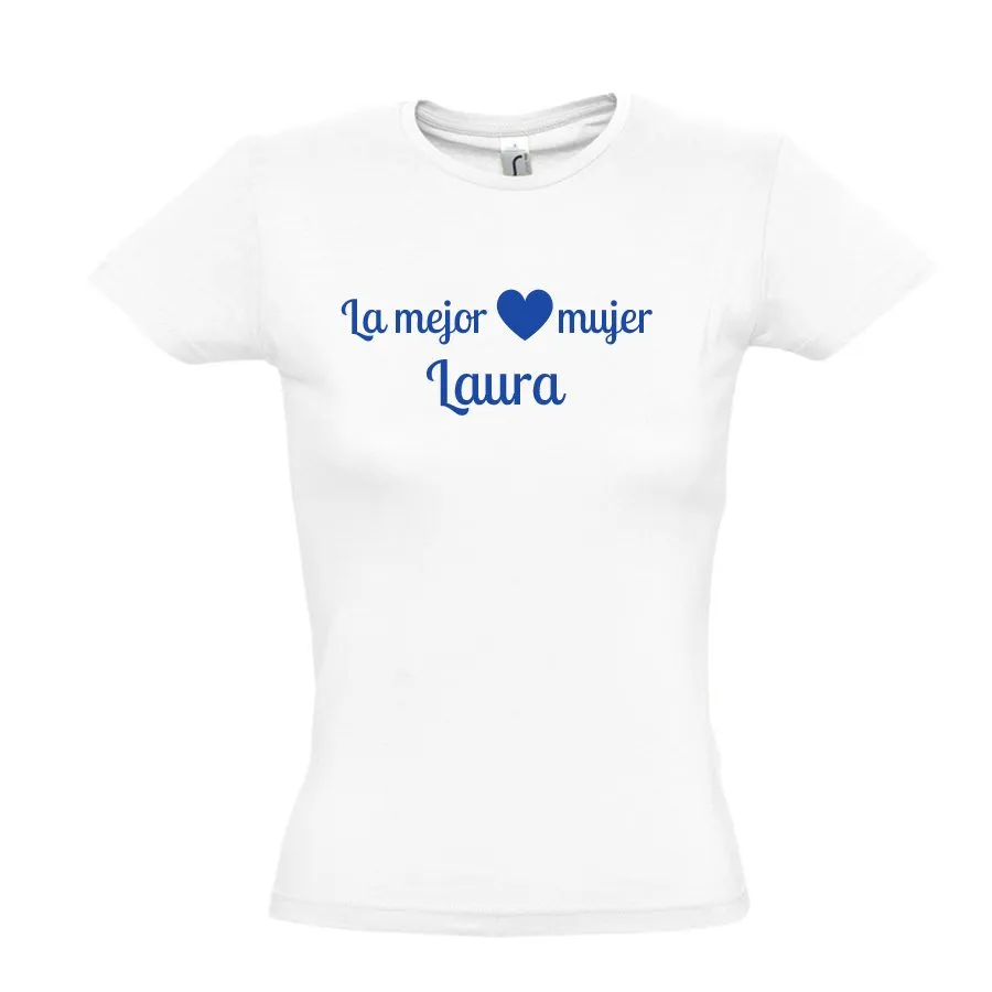Damen T-Shirt "Top Frau" weiß / M