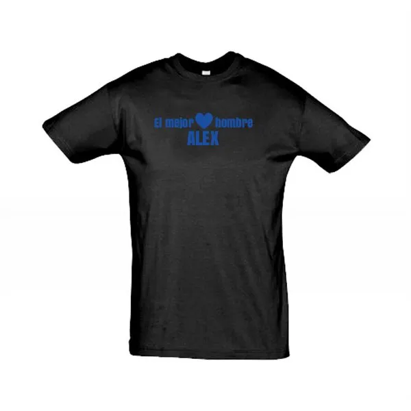 Herren T-Shirt "Top Mann" schwarz/XL