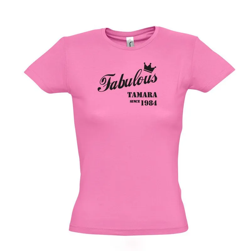 Damen T-Shirt "Fabulous" rosa/S