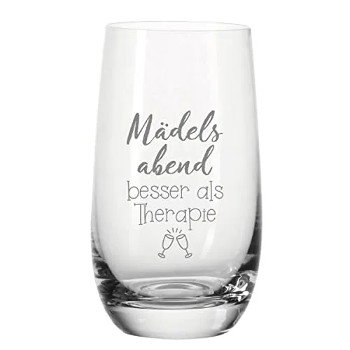 Cocktailglas Mädelsabend - besser als therapie