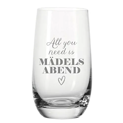 Cocktailglas All you need is Mädelsabend