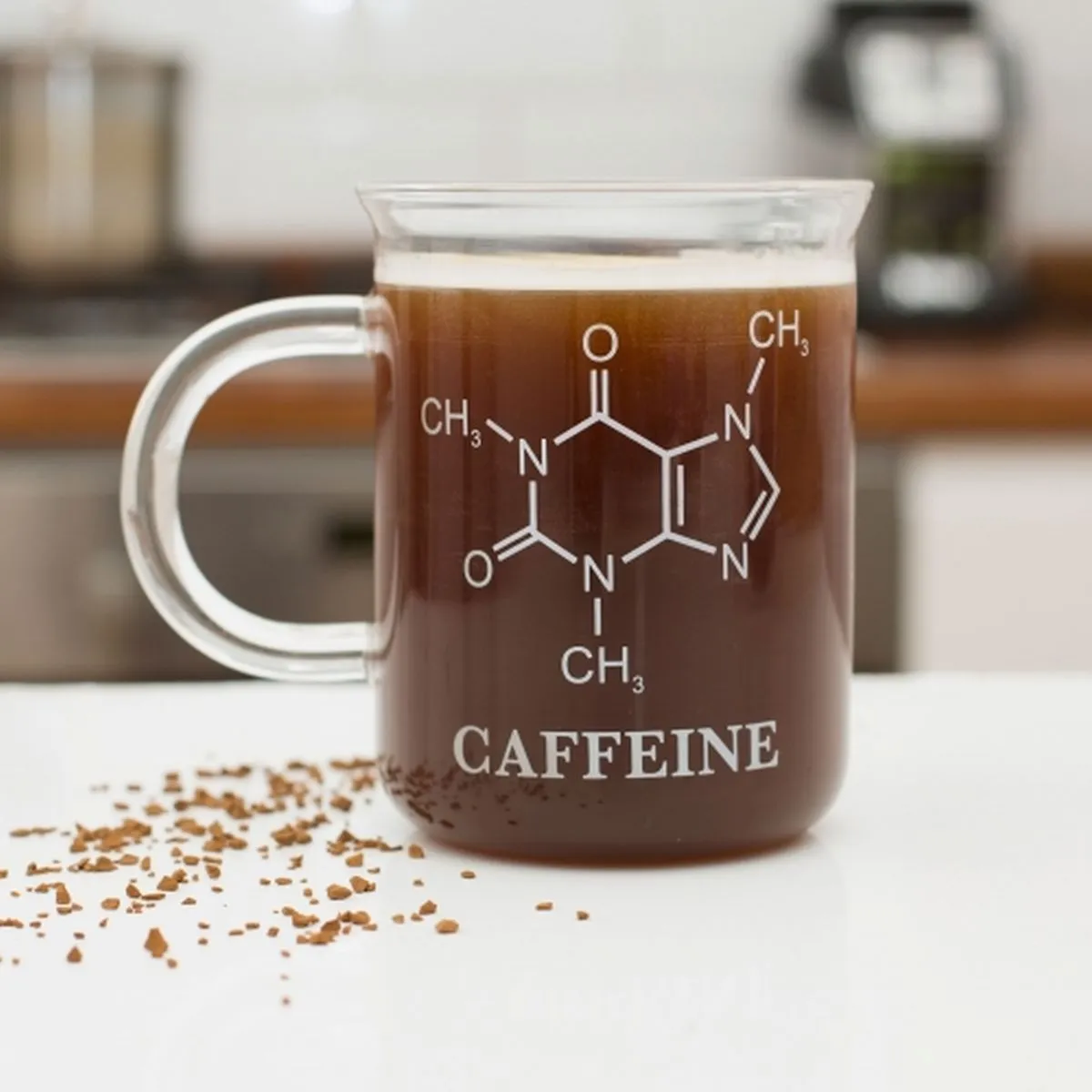 Tasse "C8H10N4O2 – Koffein"