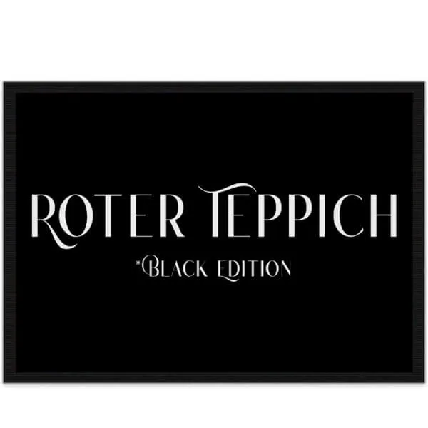 Fußmatte Roter Teppich *black edition