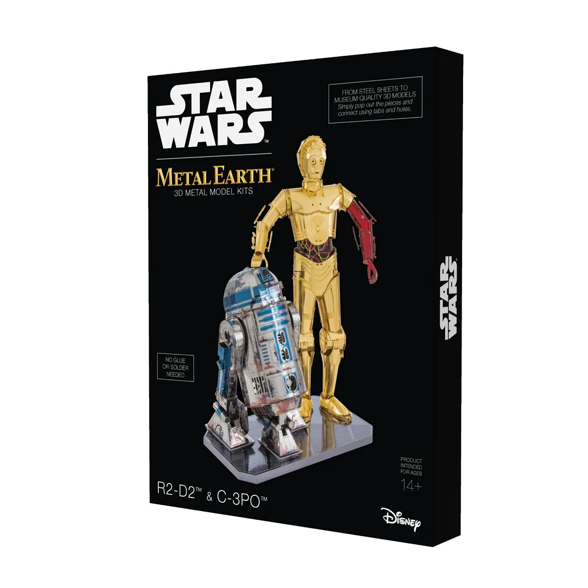 Star Wars 3D-Modell-Set C-3PO + R2D2