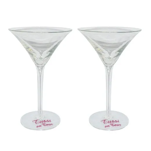 Tussi on Tour: Martini-Gläser