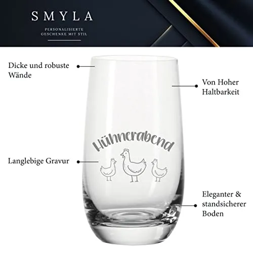Cocktailglas Hühnerabend