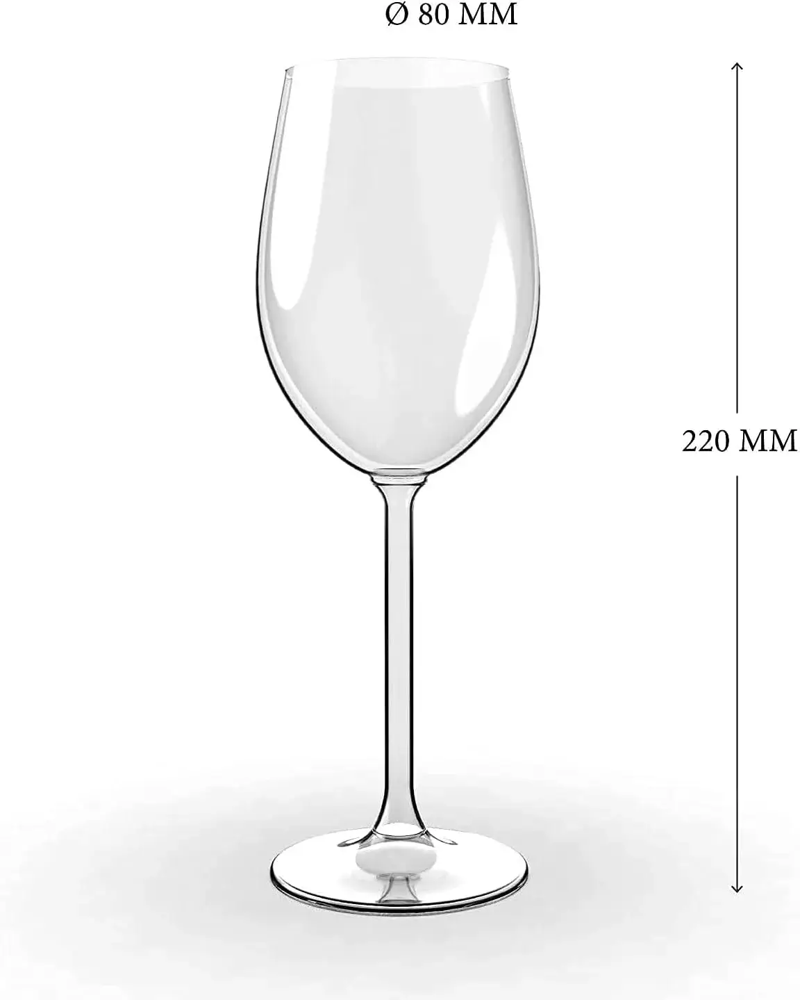 Personalisiertes Weinglas mit Namen
