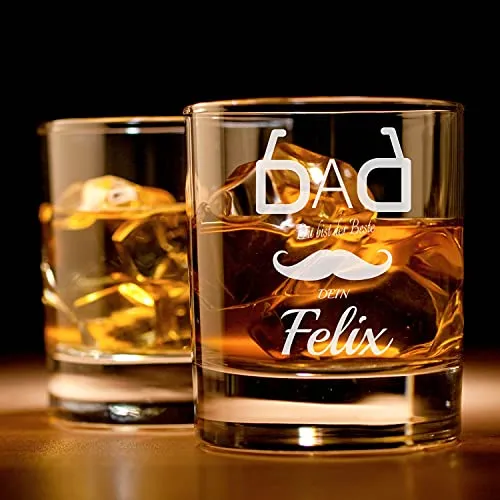 Whiskyglas zum Vatertag Daddy Cool