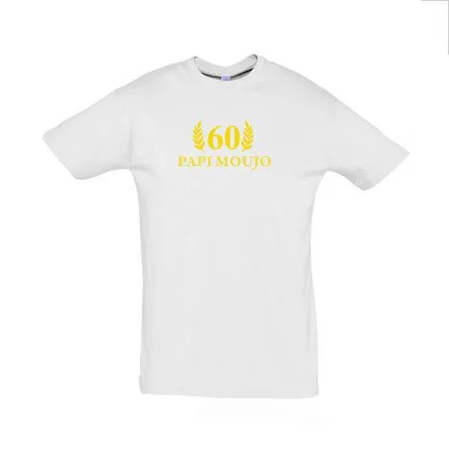 Herren T-Shirt "Jubiläum" weiß / XL