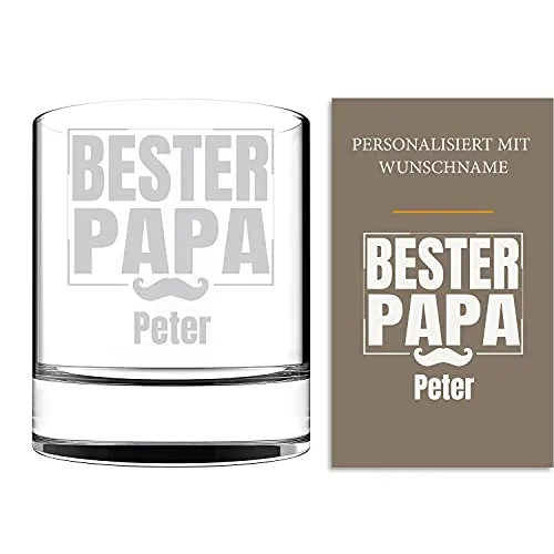 Whiskyglas zum Vatertag für den besten Papa