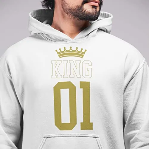 Hoodie King mit Krone