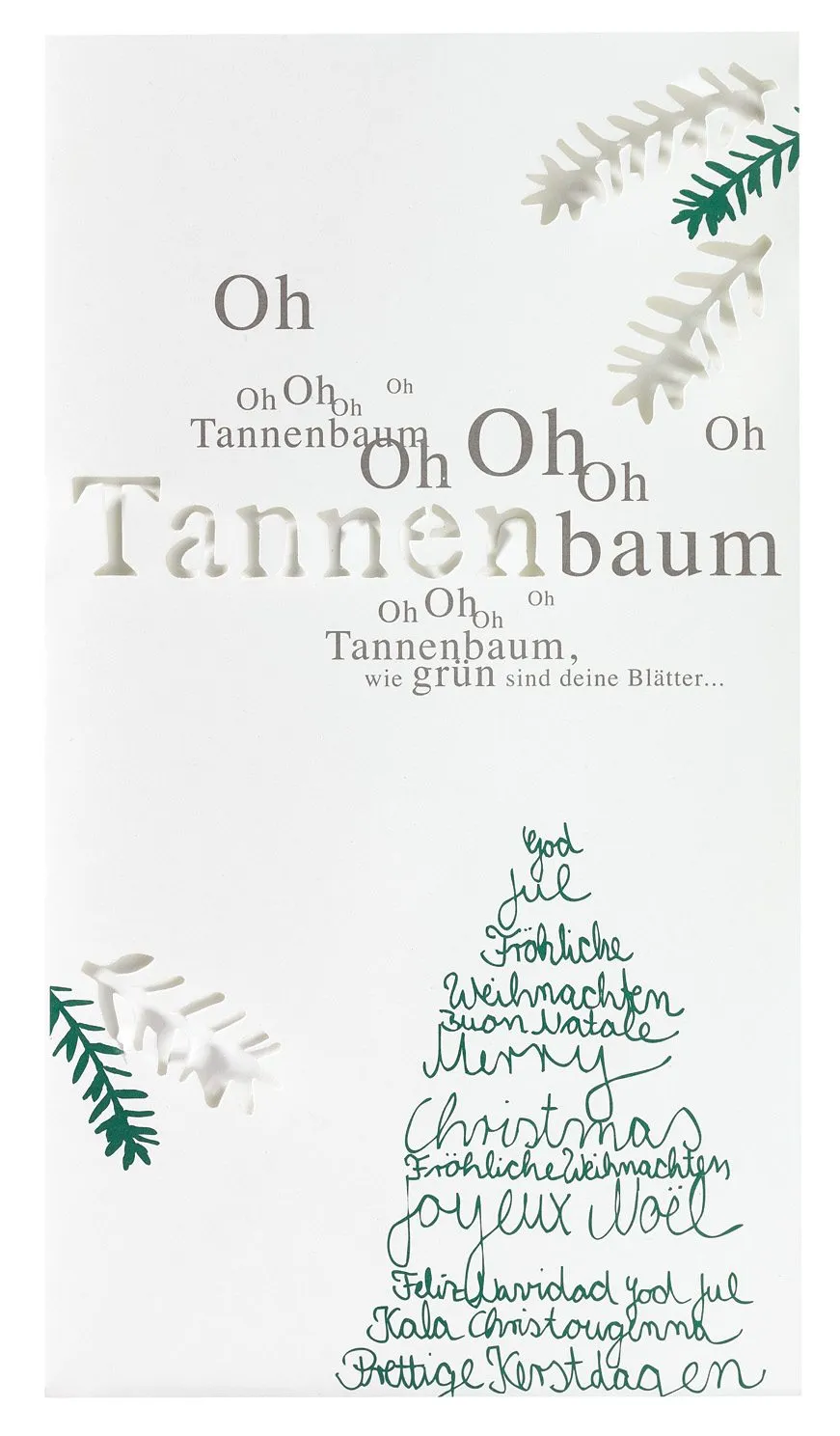 Lichttüte "Winterzeit" - Oh Tannenbaum