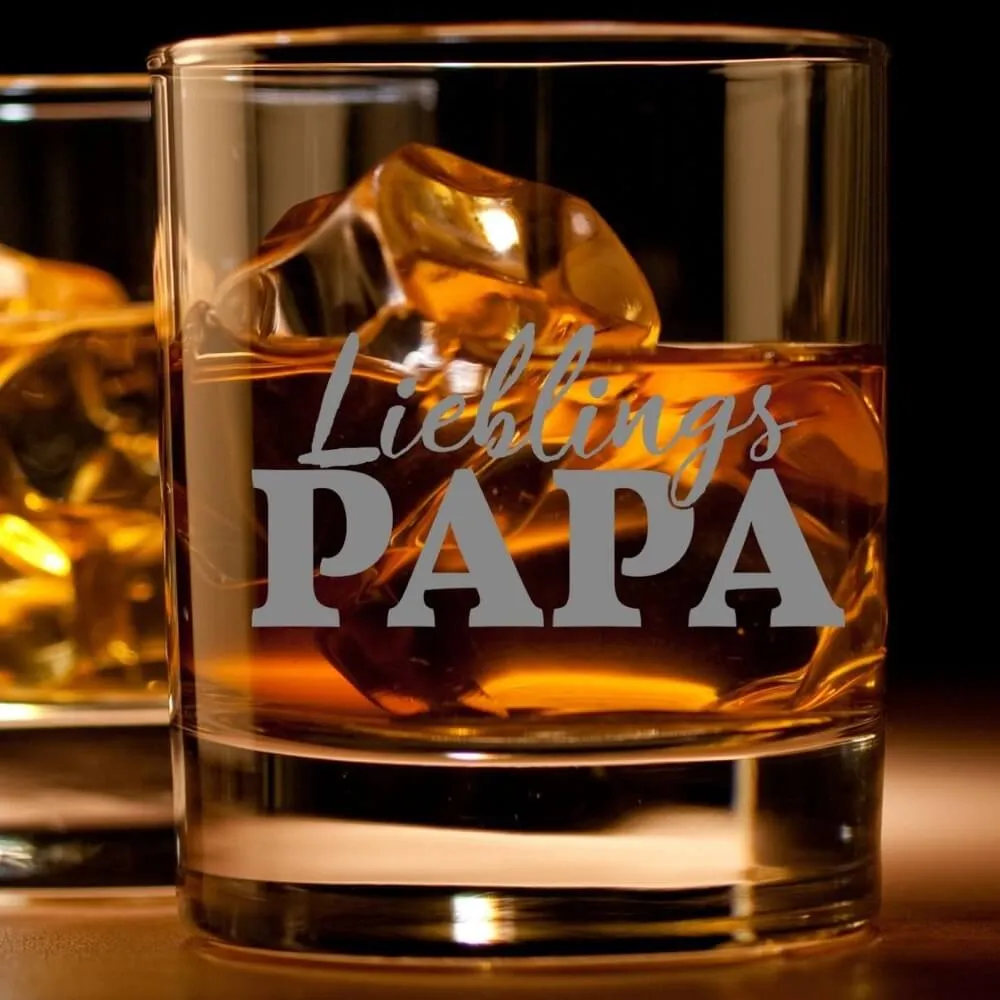 Whiskyglas Vatertag Lieblingspapa